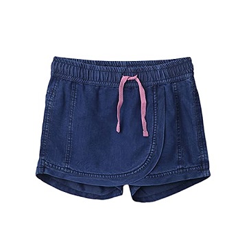 Girls blue denim short
